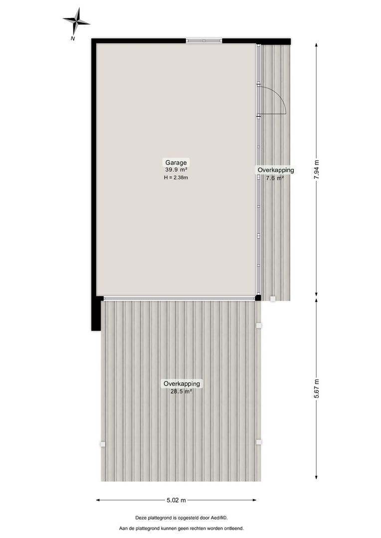Kamplaan 13, Groningen plattegrond-1