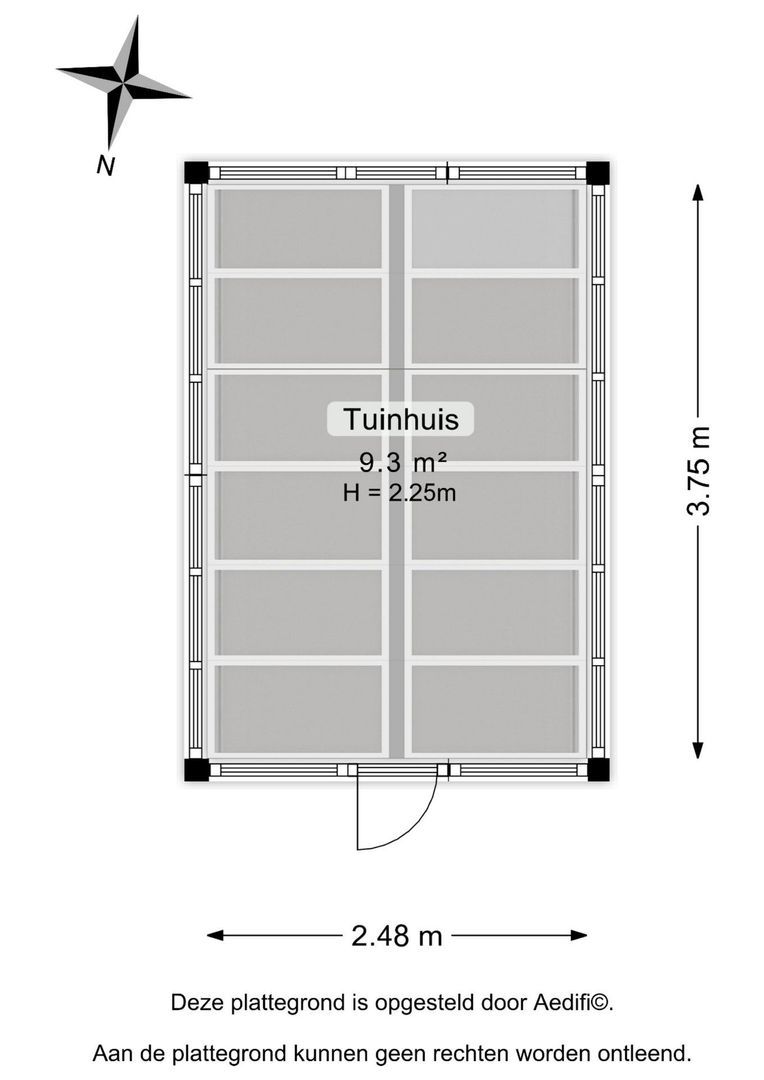 Kamplaan 13, Groningen plattegrond-3