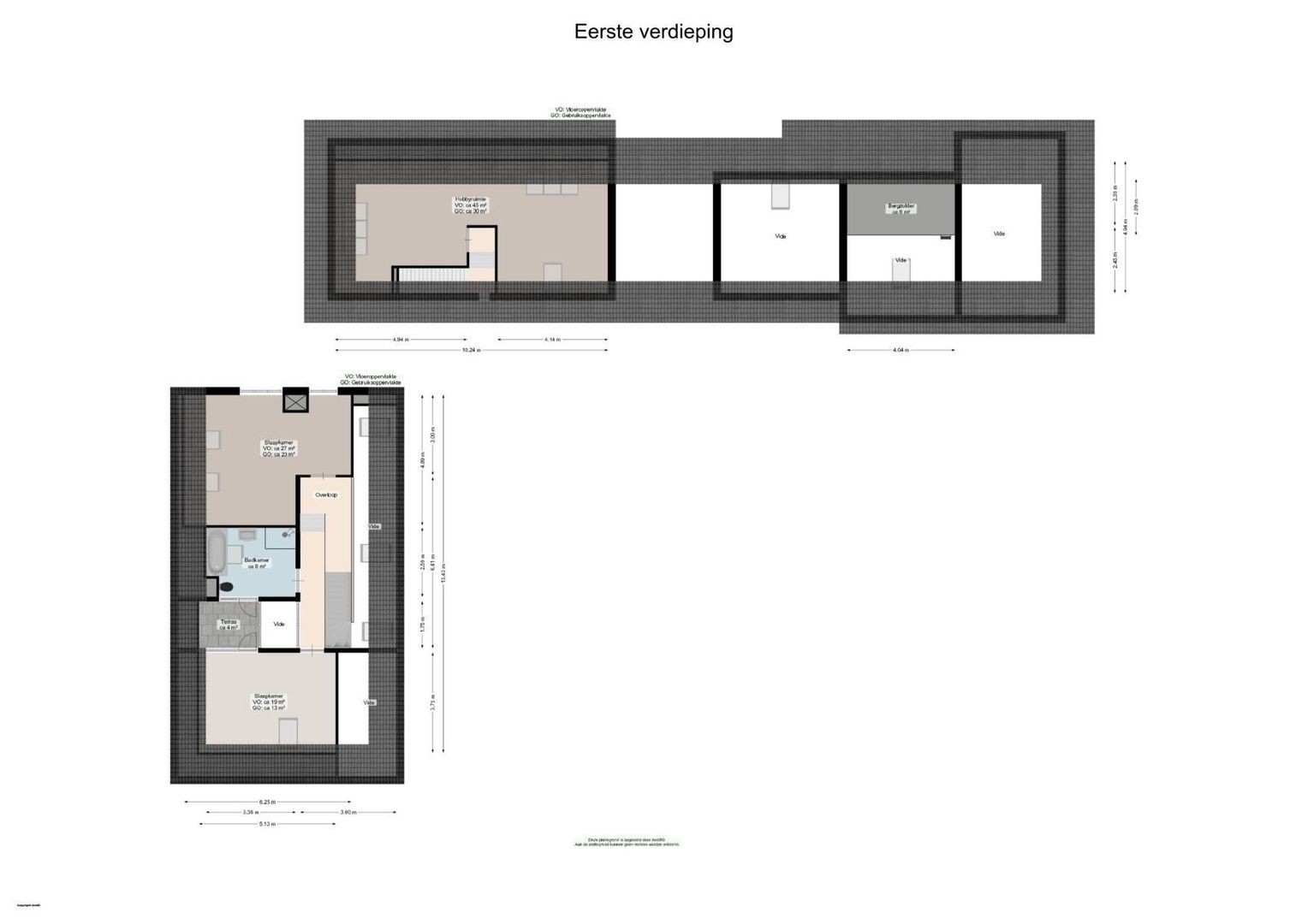 Derde Dijk 2, Westervelde plattegrond-1