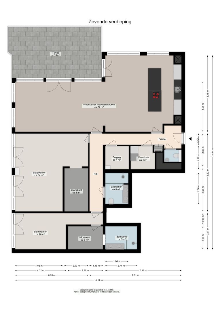 Stalstraat 82, Groningen plattegrond-0