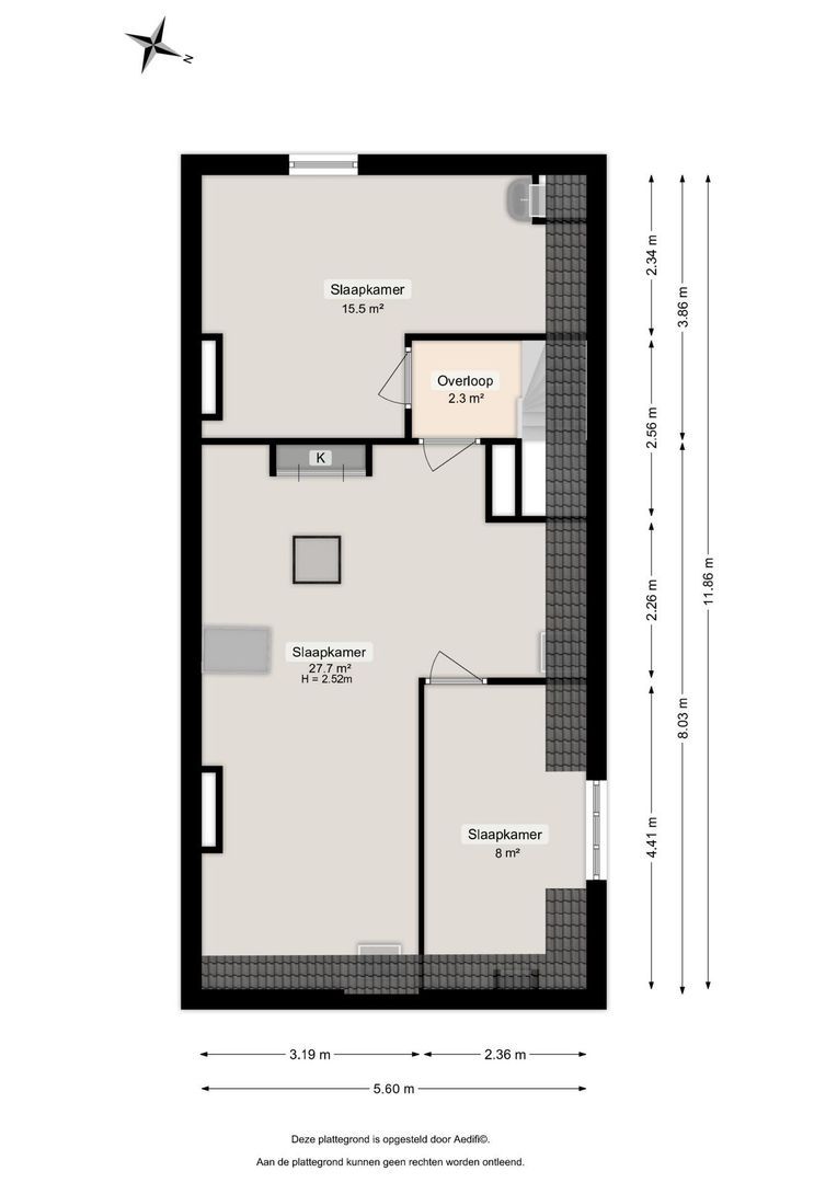 Praediniussingel 45, Groningen plattegrond-3