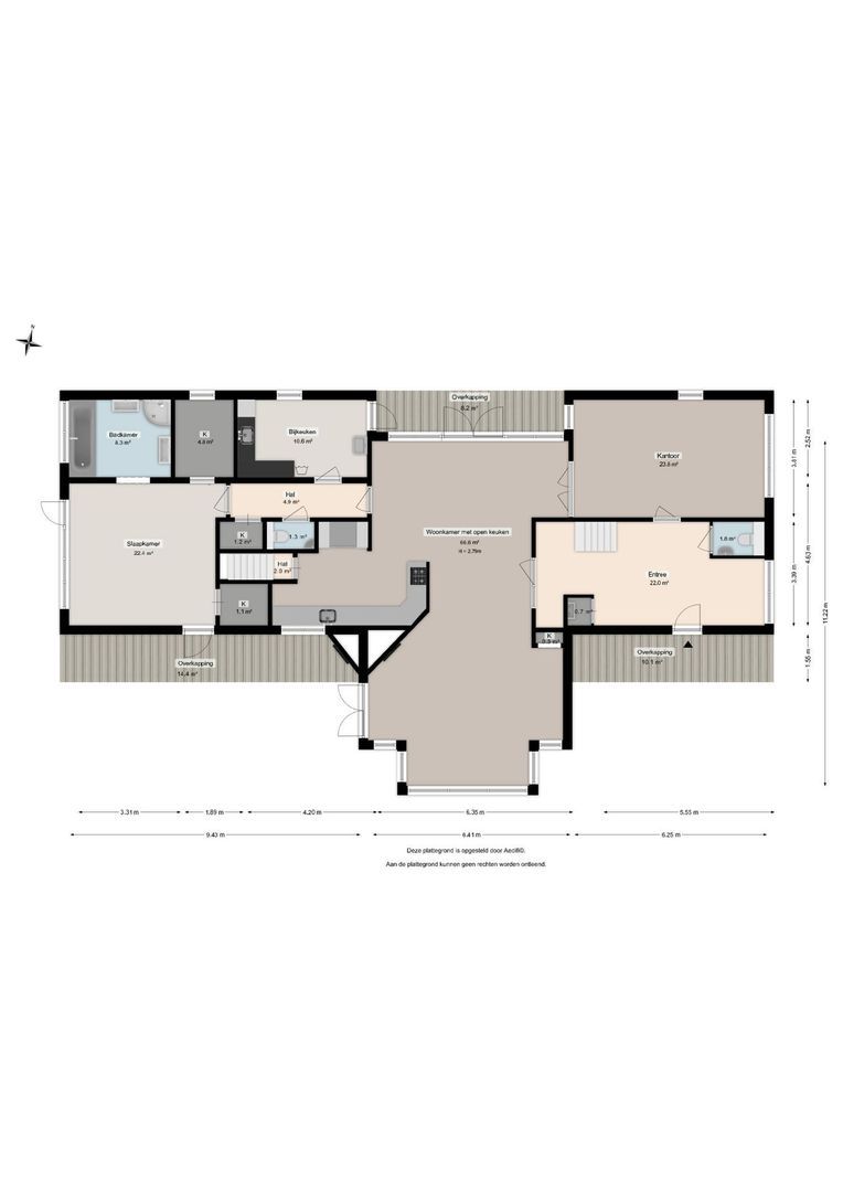 Lheebroek 29, Dwingeloo plattegrond-0