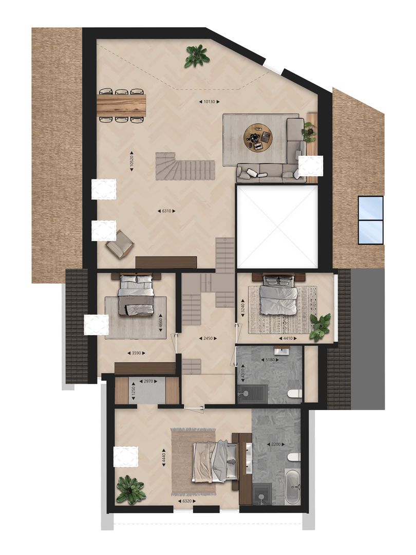 Kwekerijhof 1, Eelderwolde plattegrond-1