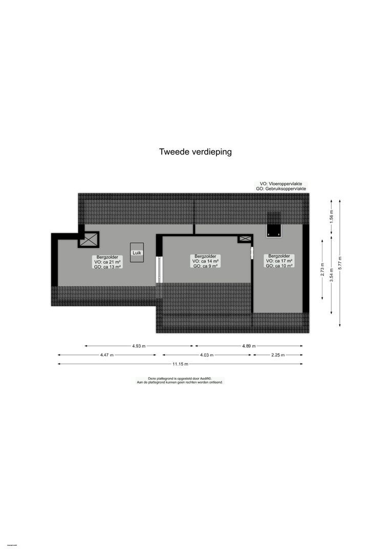 Vestdijklaan 368, Groningen plattegrond-2
