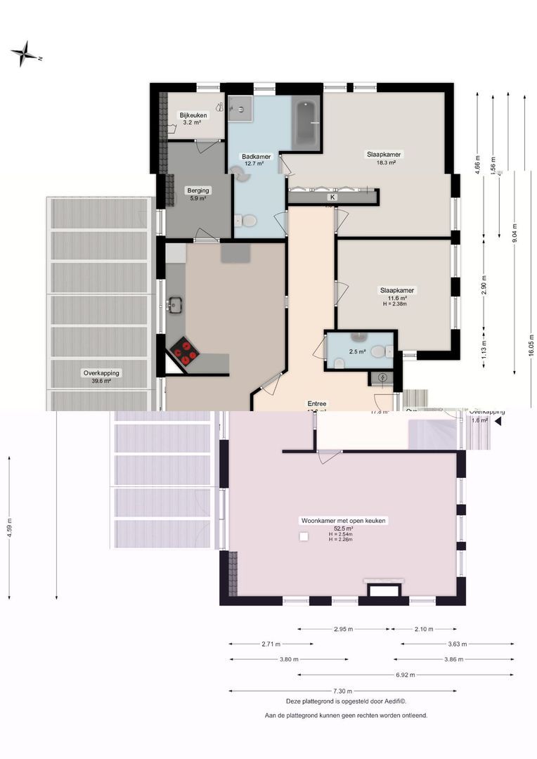 Rijksstraatweg 128, Glimmen plattegrond-0