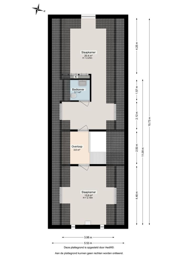 Rijksstraatweg 128, Glimmen plattegrond-3