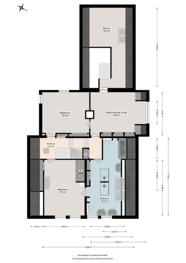 Eikenlaan 62, Kolham plattegrond-1