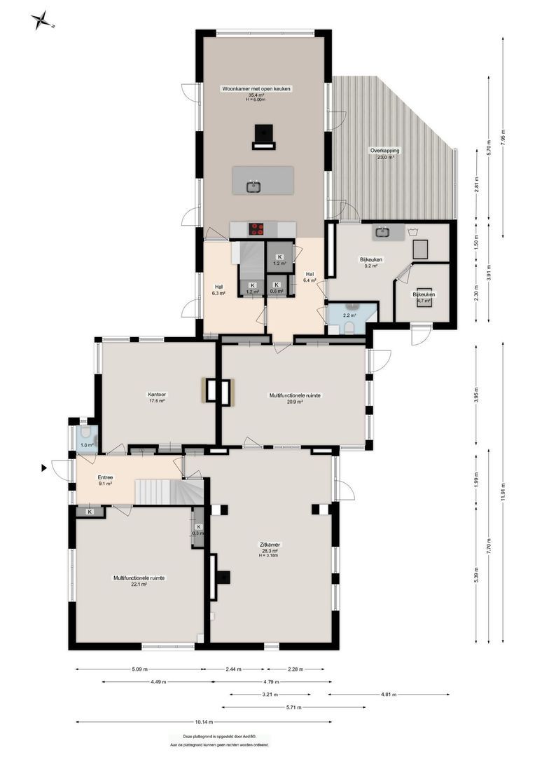 Eikenlaan 62, Kolham plattegrond-0