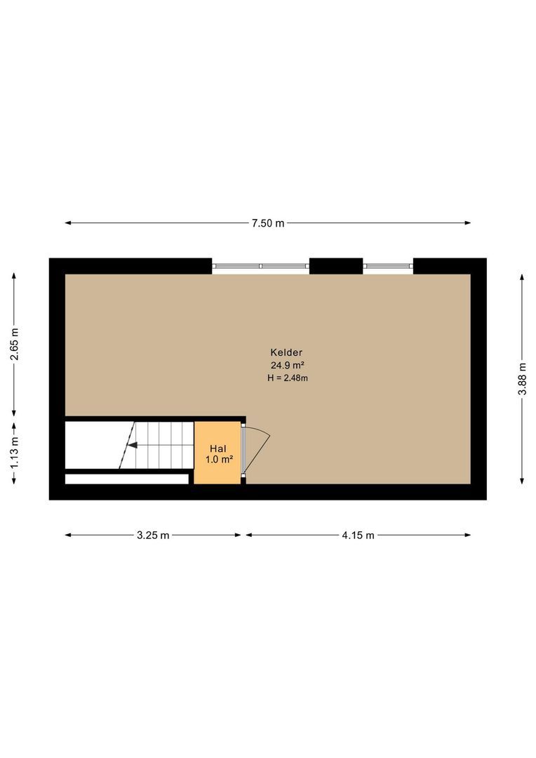 Zwarteduinenweg 5, Schiermonnikoog plattegrond-2