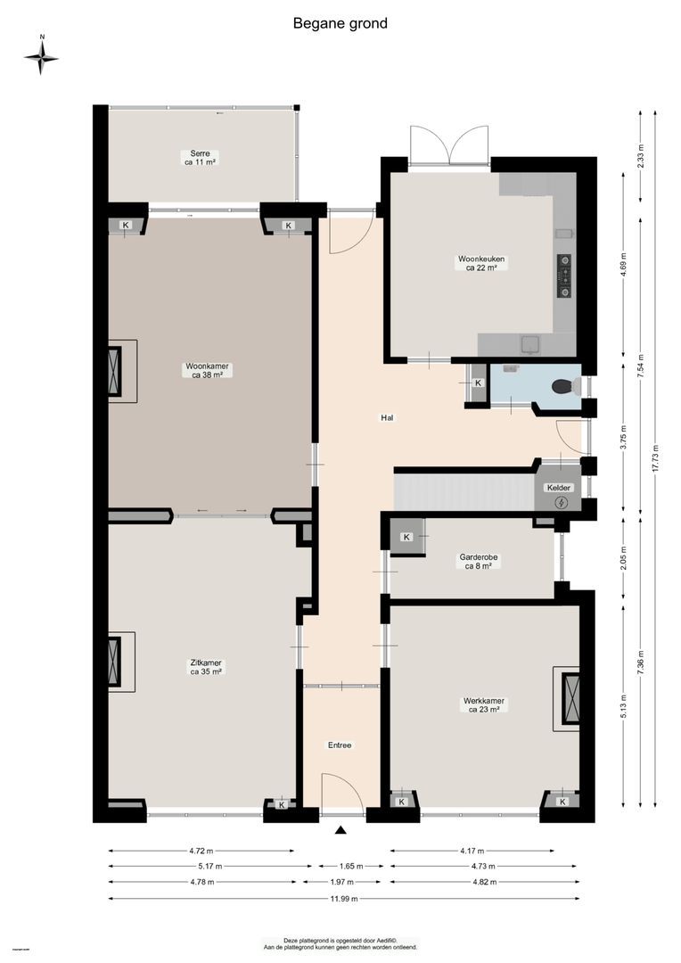 Ubbo Emmiussingel 51, Groningen plattegrond-0