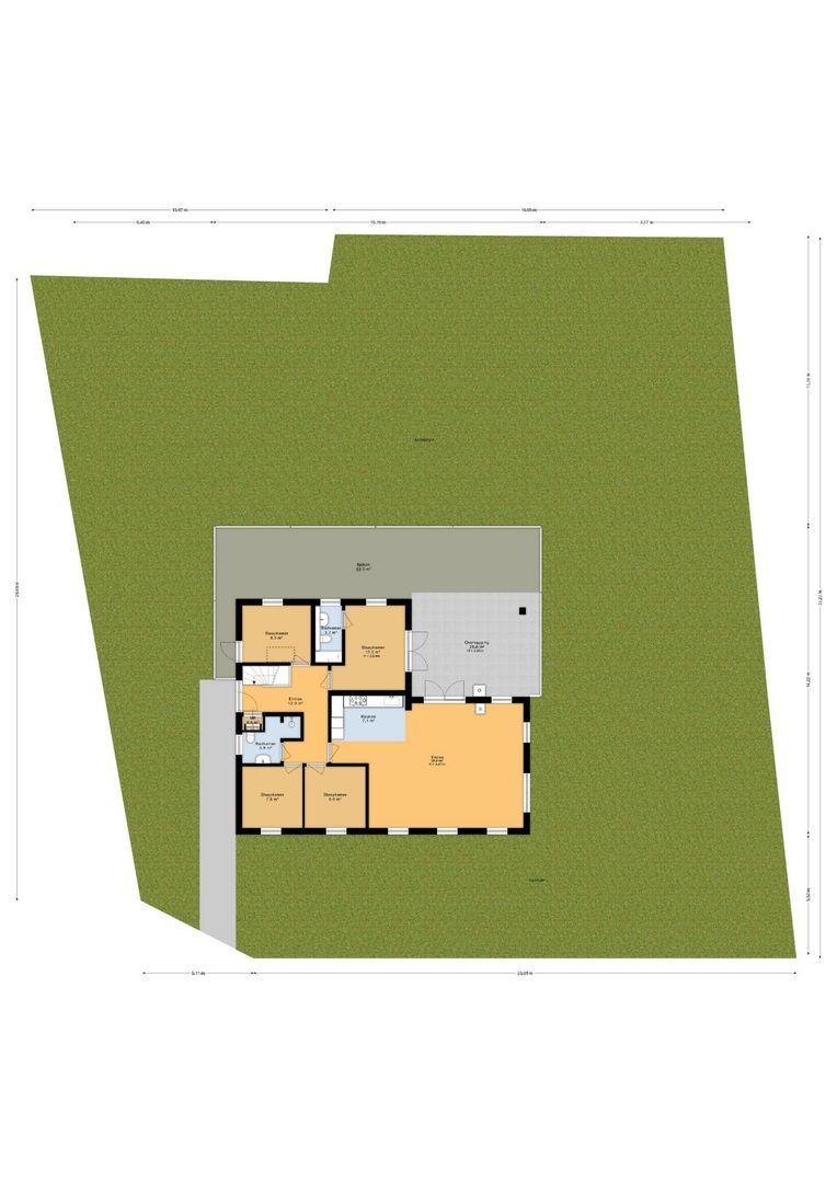 Zwarteduinenweg 5, Schiermonnikoog plattegrond-3
