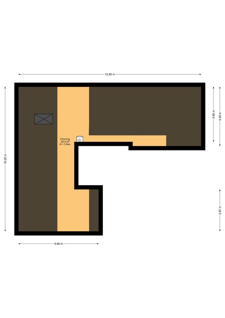 Zwarteduinenweg 5, Schiermonnikoog plattegrond-1