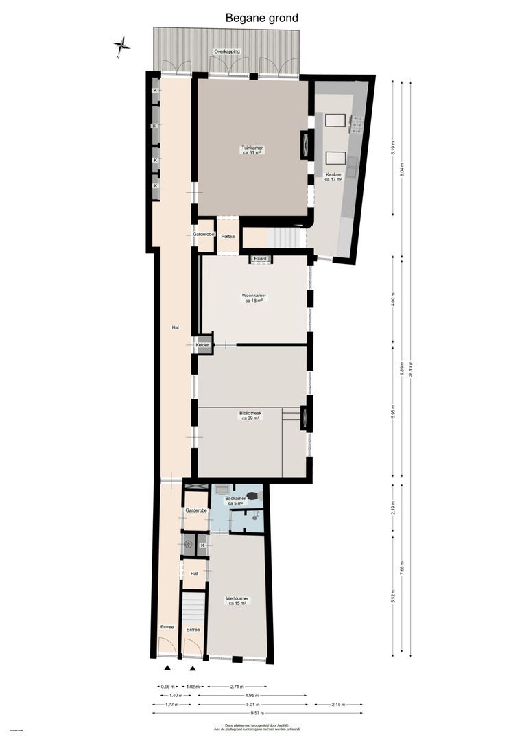 Turftorenstraat 38, Groningen plattegrond-0