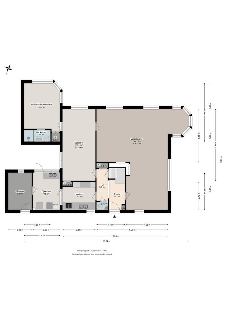 Ruitersteeg 6, Haren GN plattegrond-0