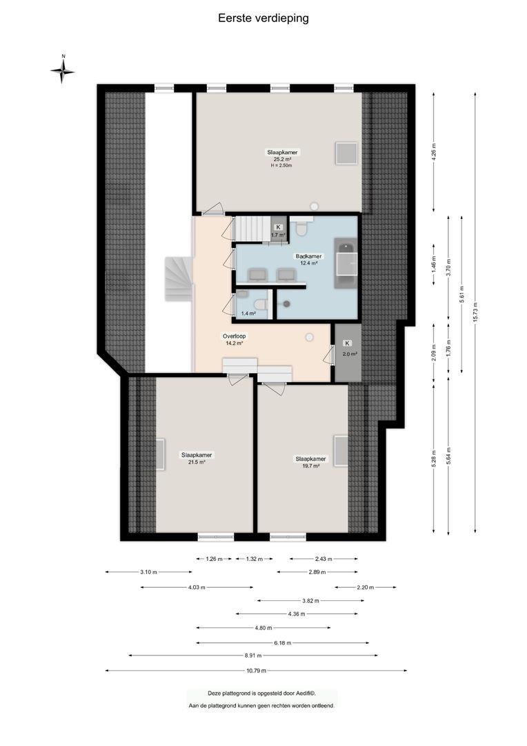 Dorpsweg 12, Donderen plattegrond-1
