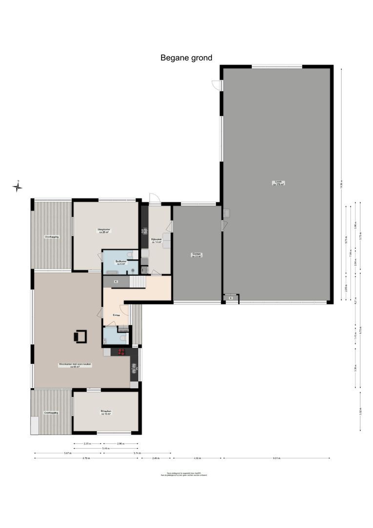 Hoofdstraat 167, Lettelbert plattegrond-0