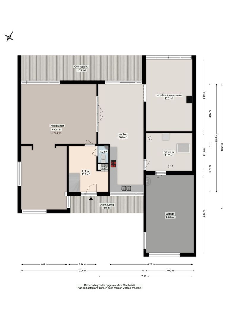 Boerhoorn 6, Glimmen plattegrond-0
