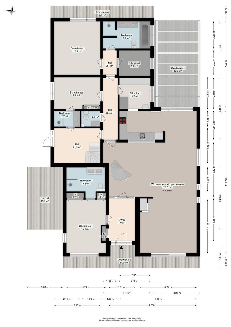 Felix Timmermanslaan 3, Groningen plattegrond-0