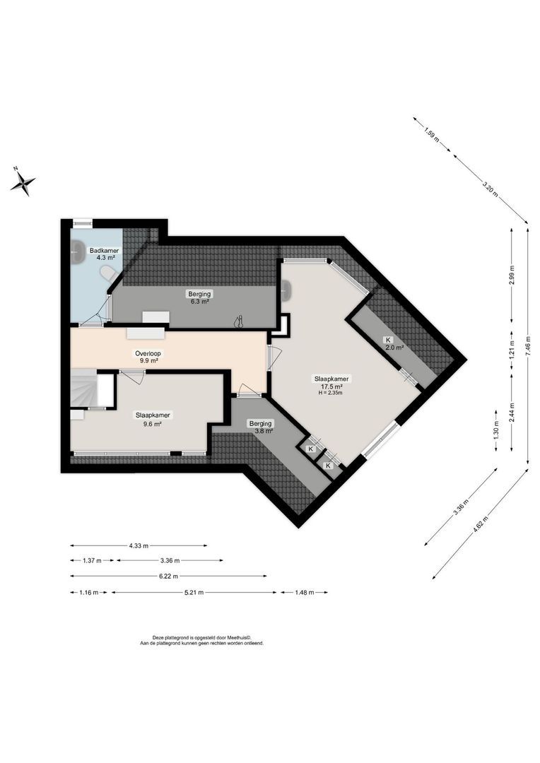 Westerse Drift 40, Haren GN plattegrond-3