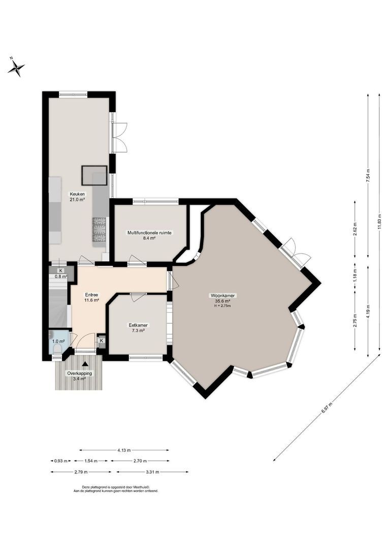 Westerse Drift 40, Haren GN plattegrond-1