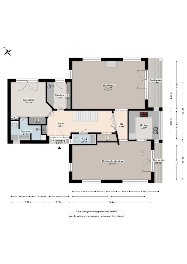 Langakkers 22, Schipborg plattegrond-0