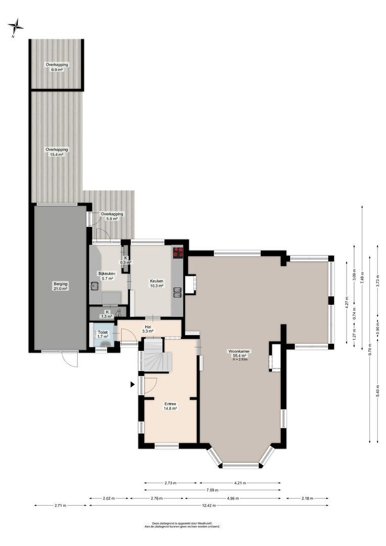 Molenweg 29, Haren GN plattegrond-1