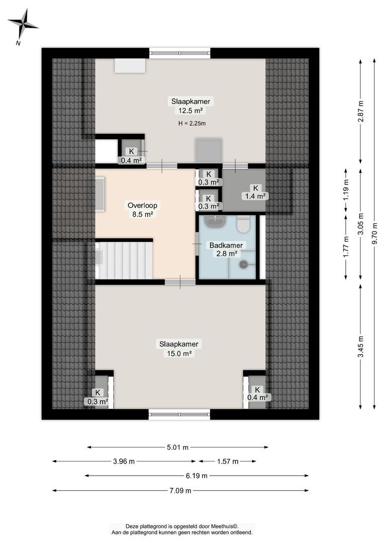 Molenweg 29, Haren GN plattegrond-3
