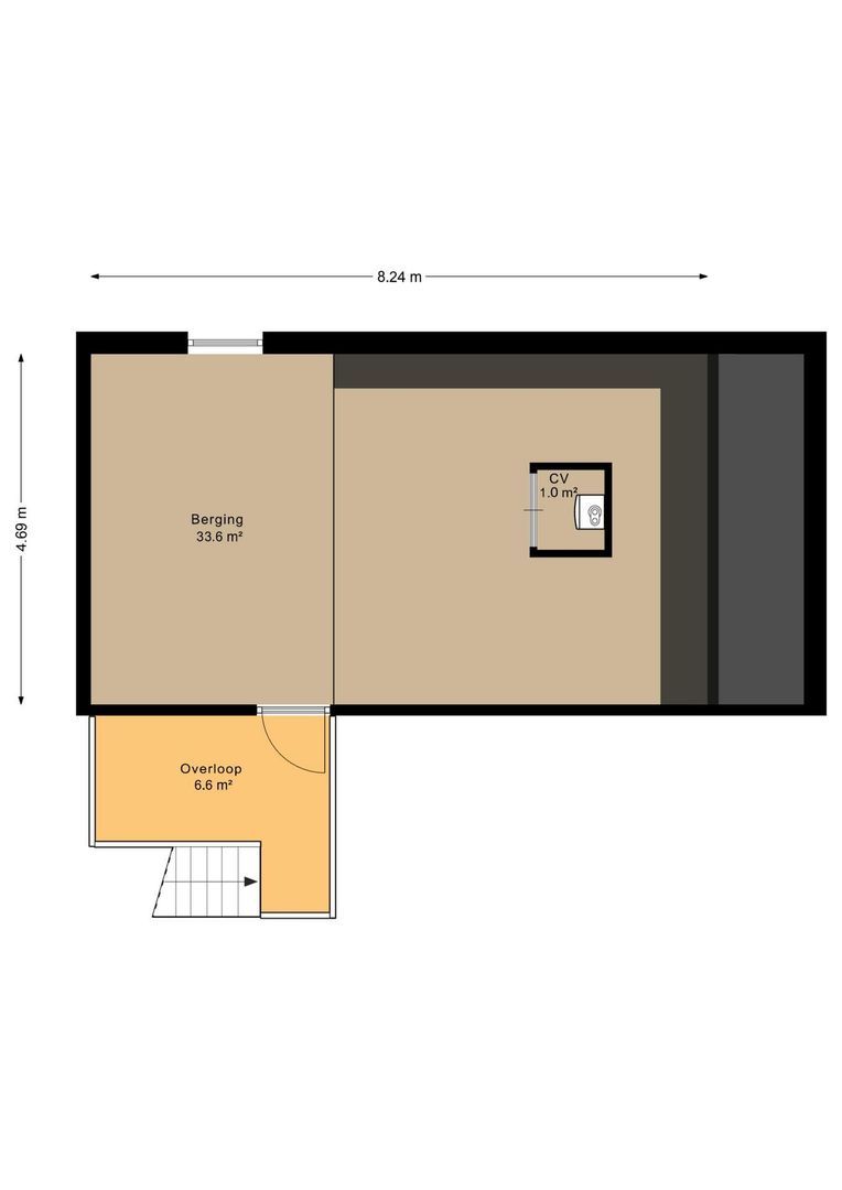 Kerkstraat 5, Noordlaren plattegrond-2
