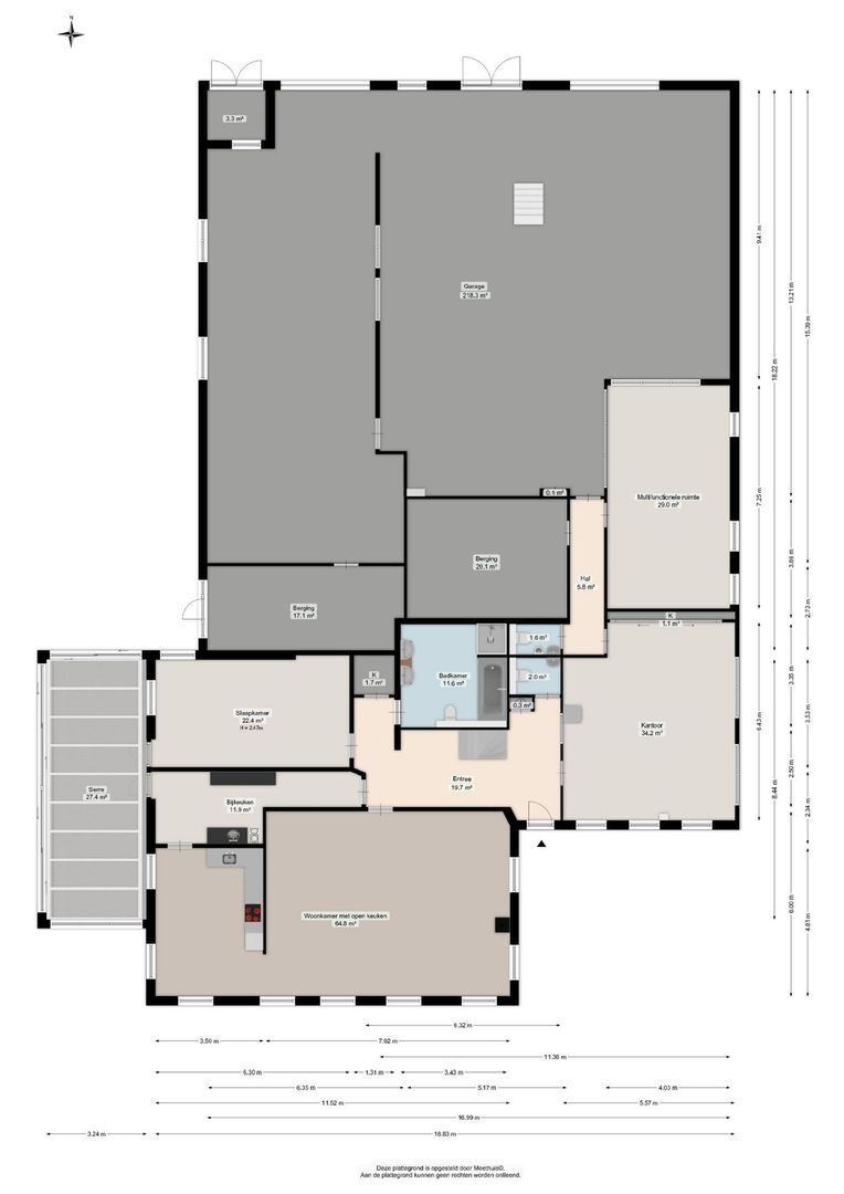 Leegeweg 3, Groningen plattegrond-0