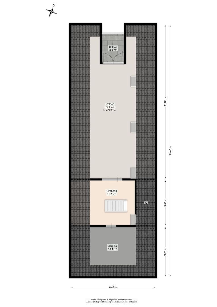Groningerstraat 25, Midlaren plattegrond-7