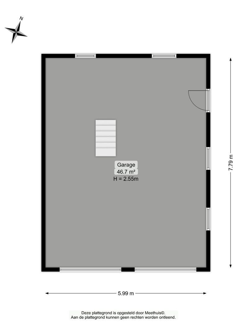 Groningerstraat 25, Midlaren plattegrond-3