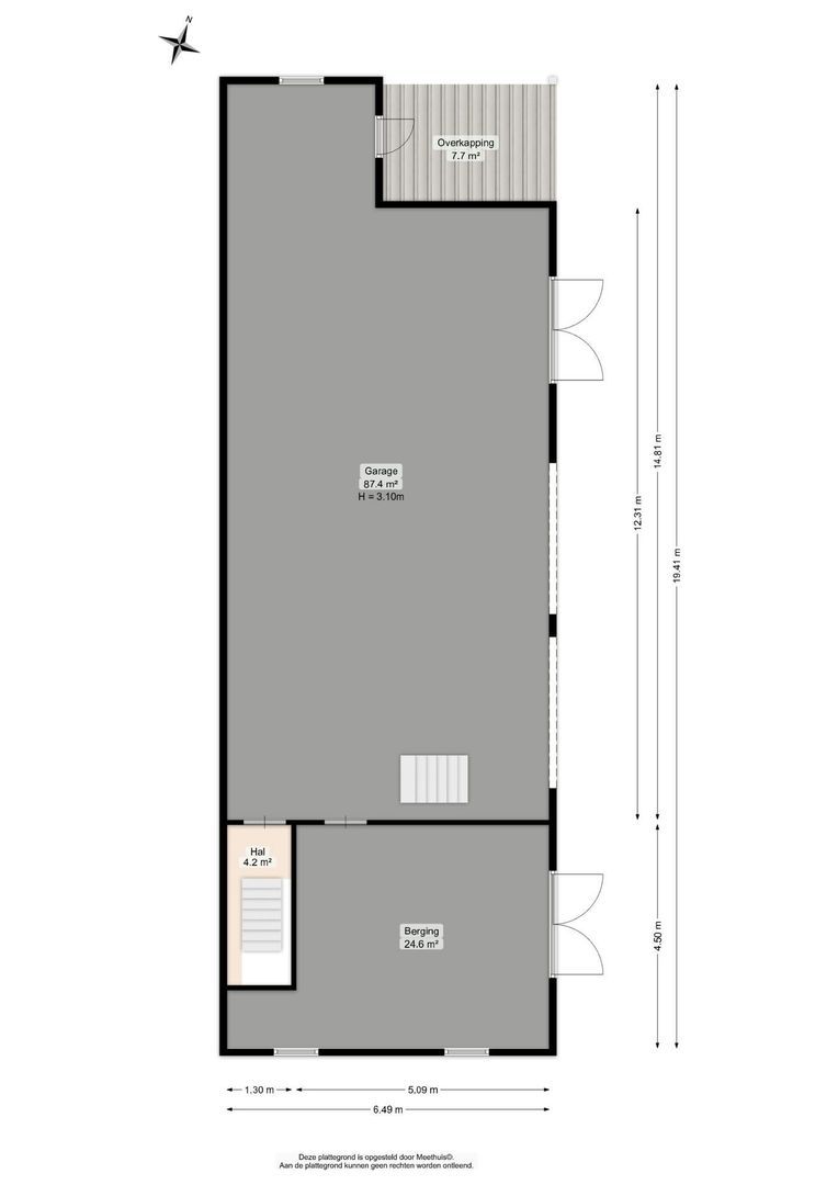 Groningerstraat 25, Midlaren plattegrond-6