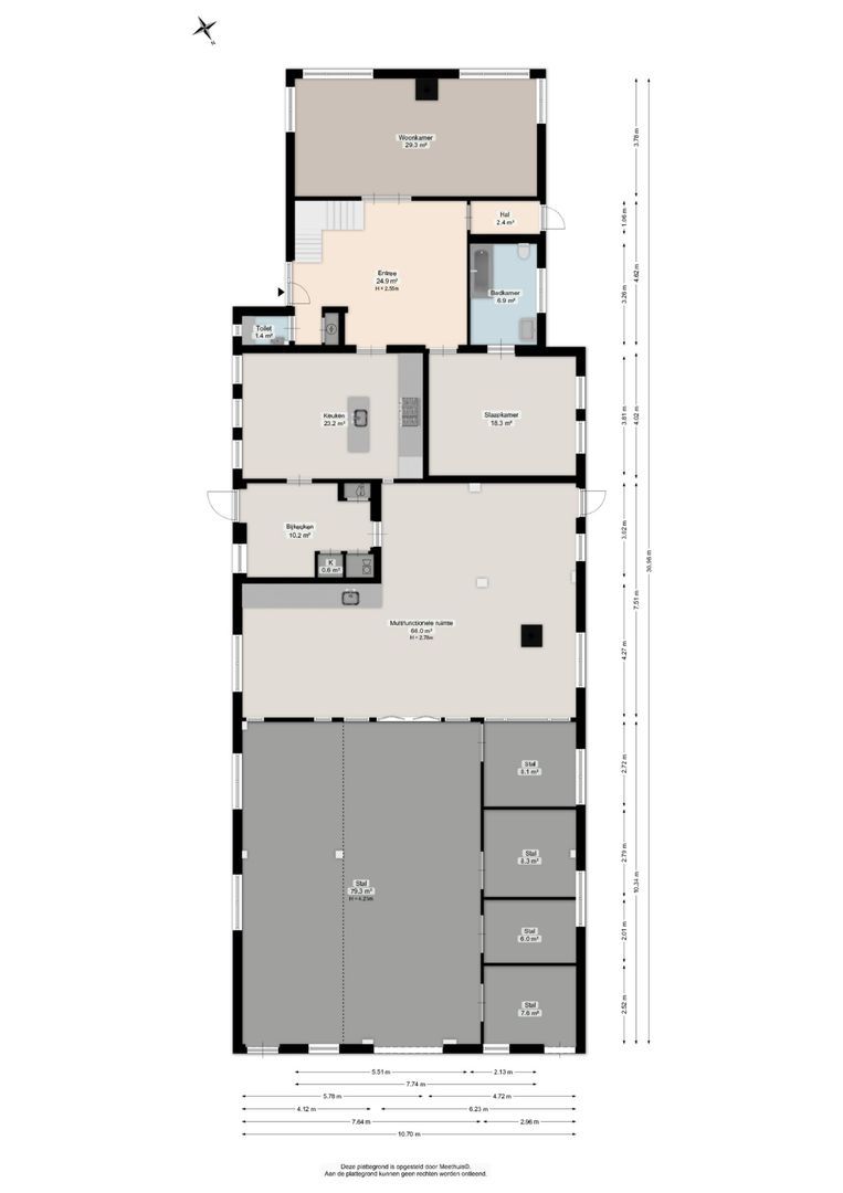 Bergveenweg 1, Veenhuizen plattegrond-0
