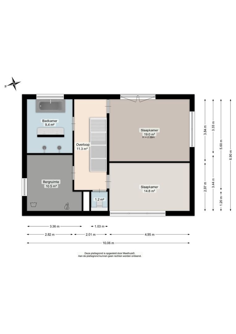 Veenweg 2, Groningen plattegrond-2