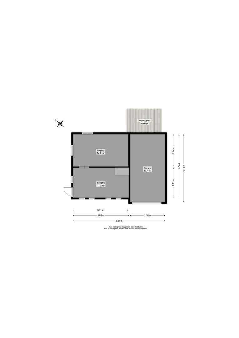 Meester Koolweg 2, Noordlaren plattegrond-3