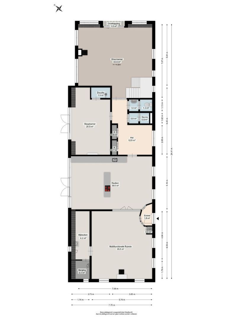 Meester Koolweg 2, Noordlaren plattegrond-0