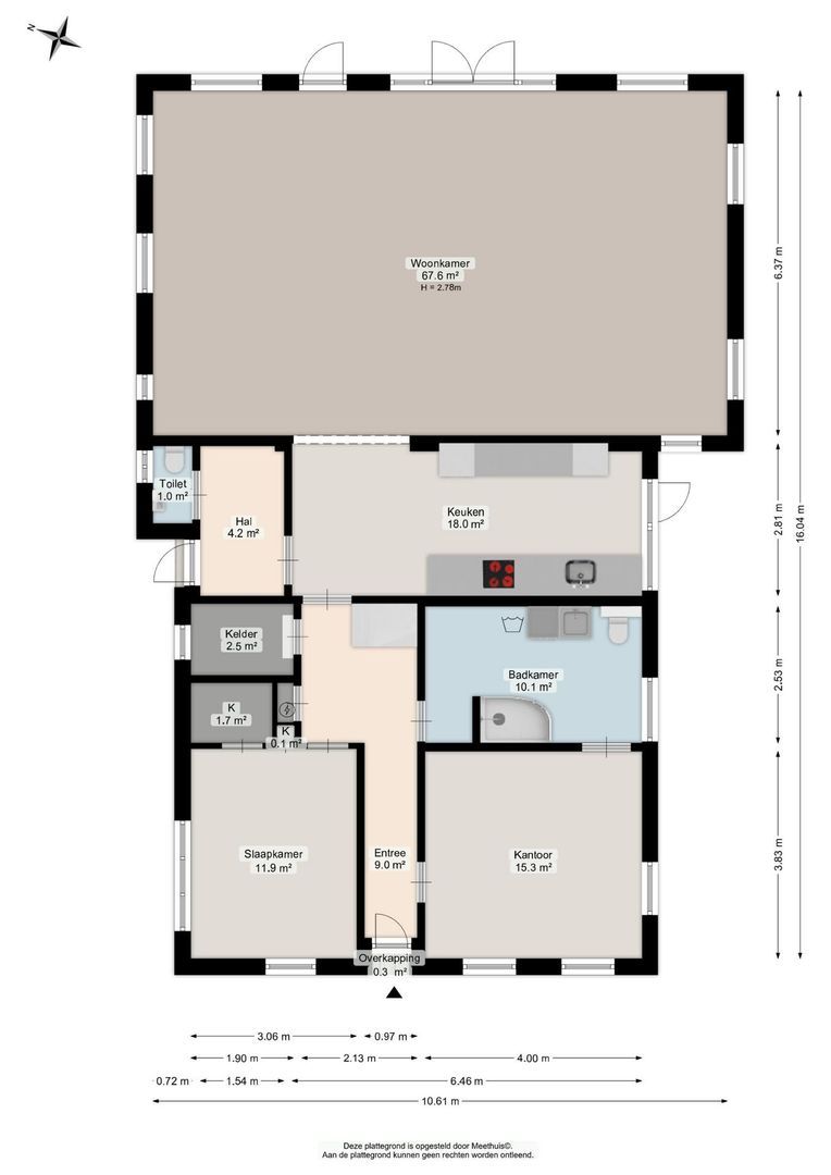 Hooiweg 185, Paterswolde plattegrond-0