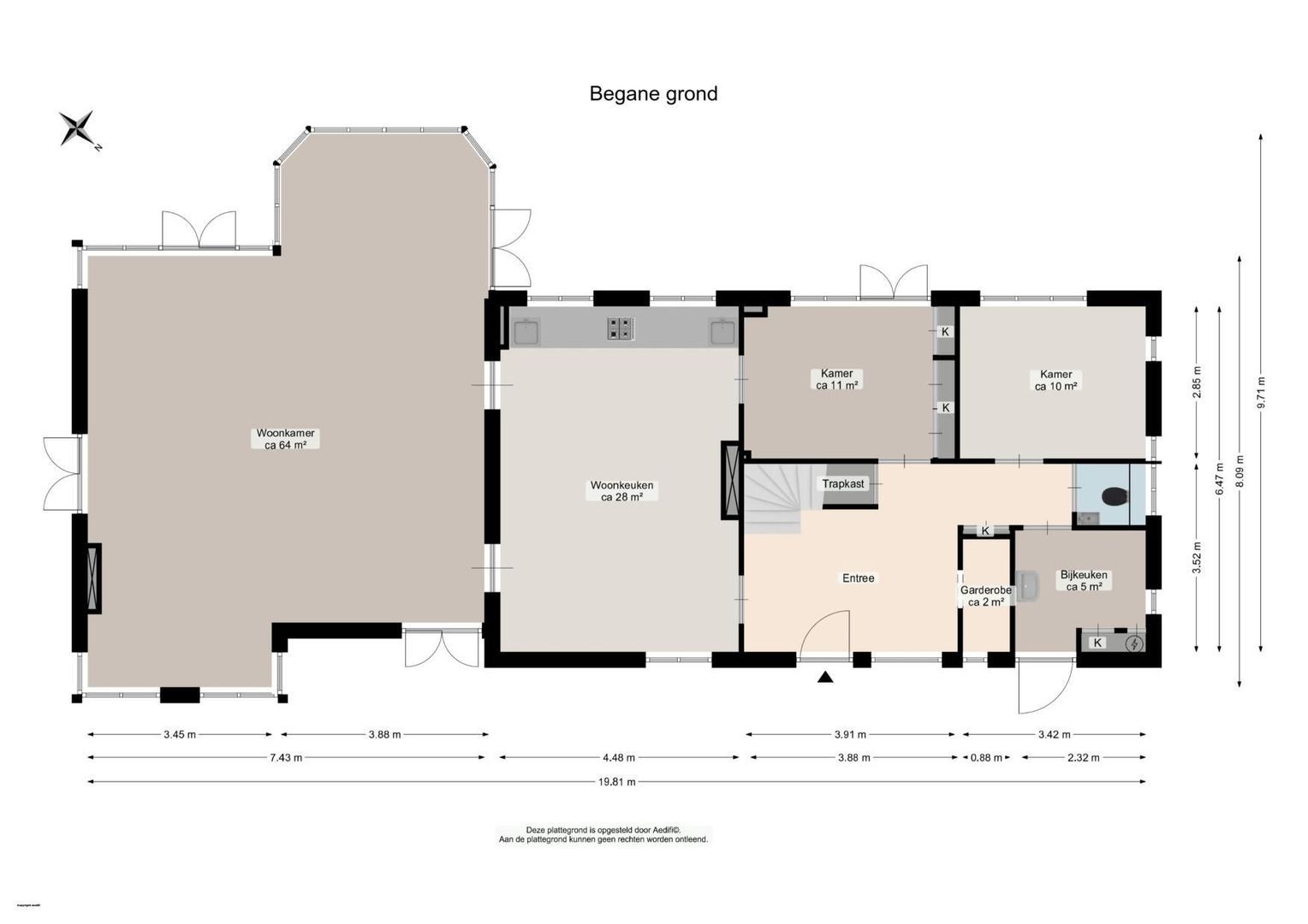 Lutsborgsweg 71, Haren GN plattegrond-0