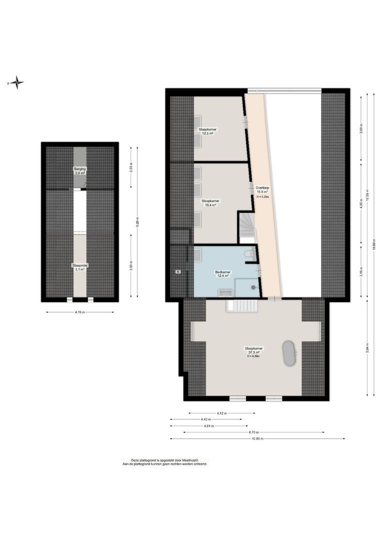 Commissiebos 6, Zevenhuizen plattegrond-1