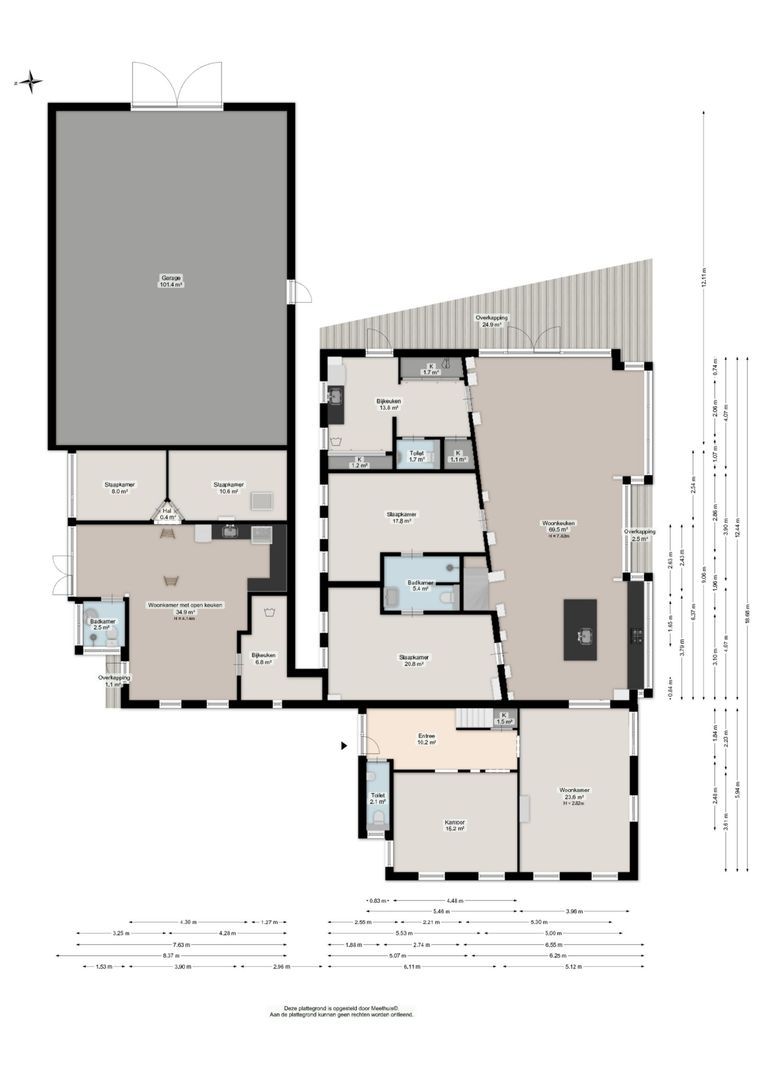Commissiebos 6, Zevenhuizen plattegrond-0