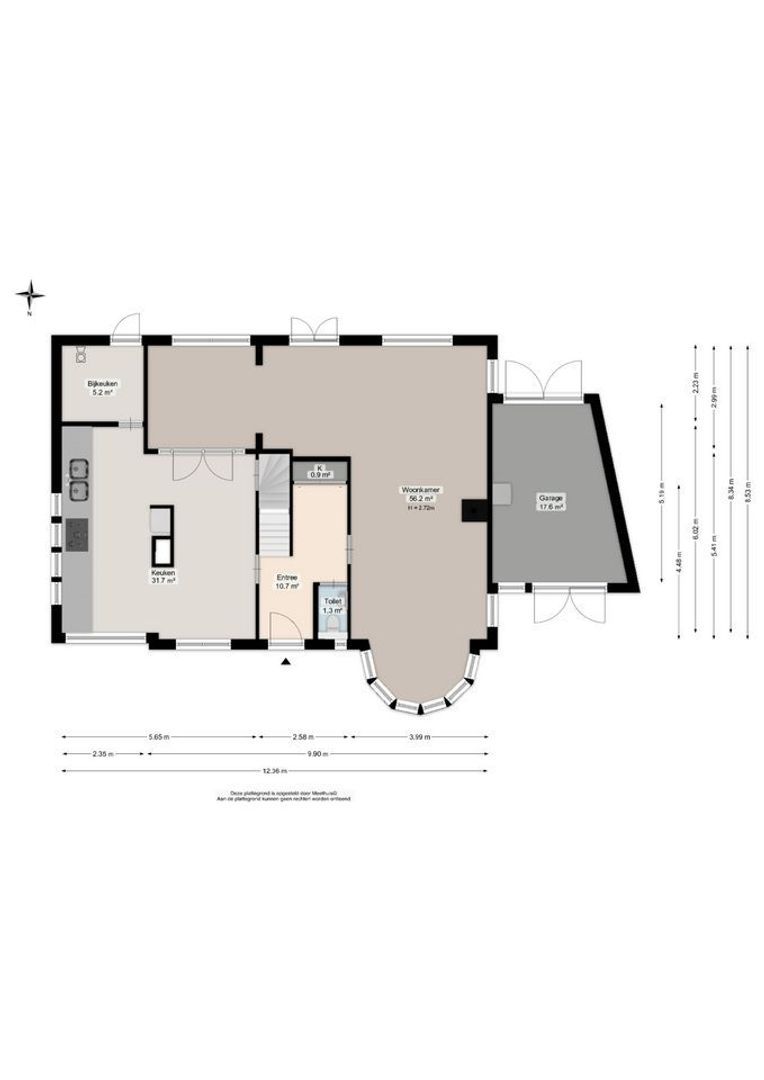 Molenweg 35, Haren GN plattegrond-0