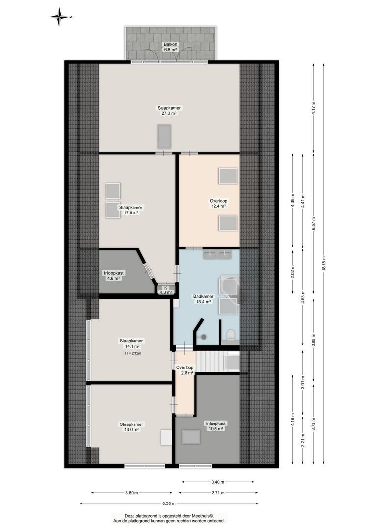 Bakkerom 4, Boerakker plattegrond-1