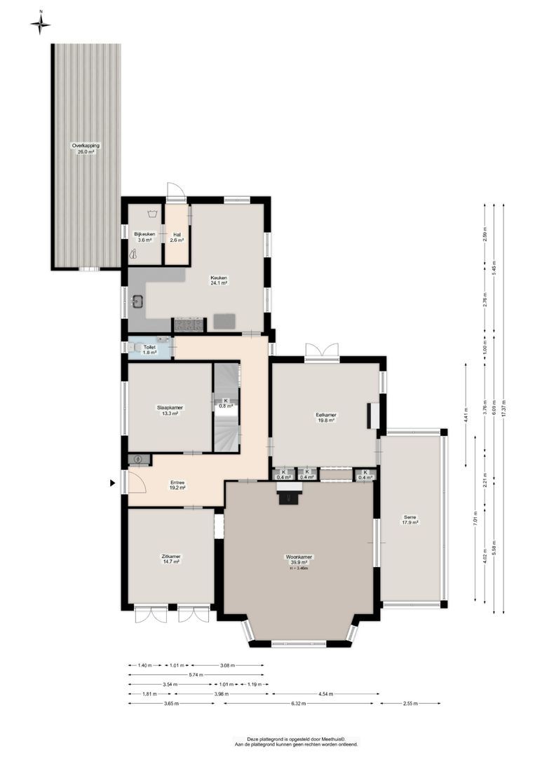 Asserstraat 4, Rolde plattegrond-0