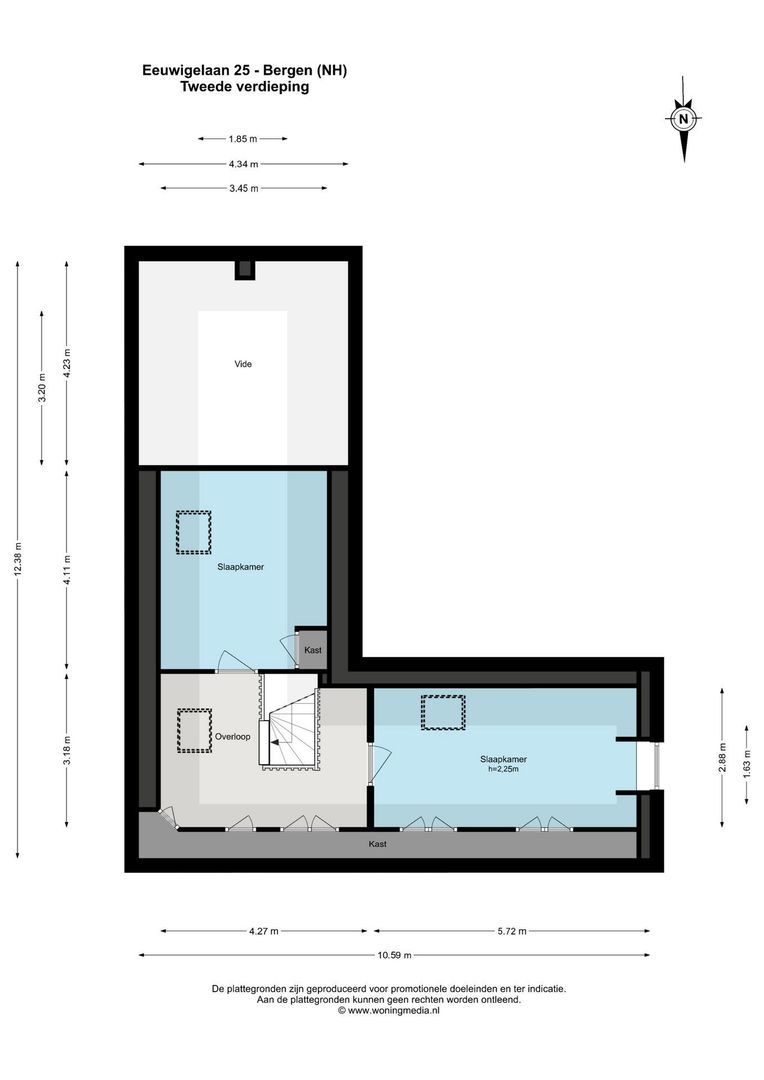 Eeuwigelaan 25, Bergen (nh) plattegrond-4
