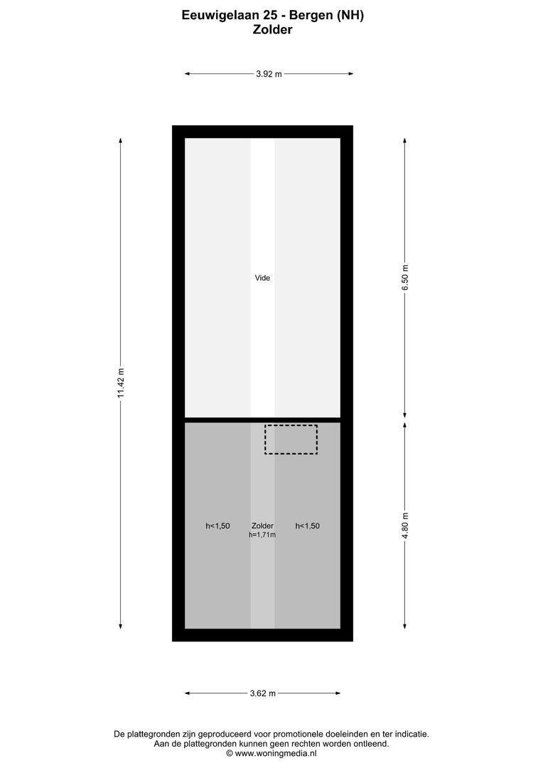 Eeuwigelaan 25, Bergen (nh) plattegrond-14