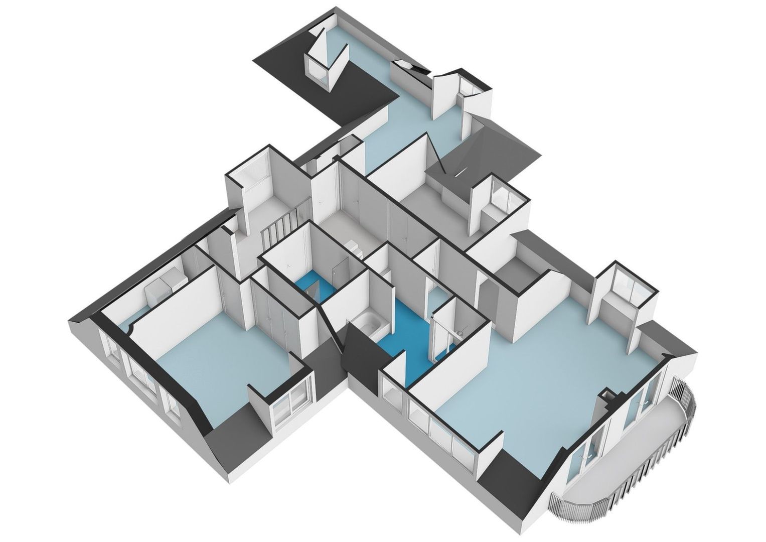 Eeuwigelaan 25, Bergen (nh) plattegrond-2