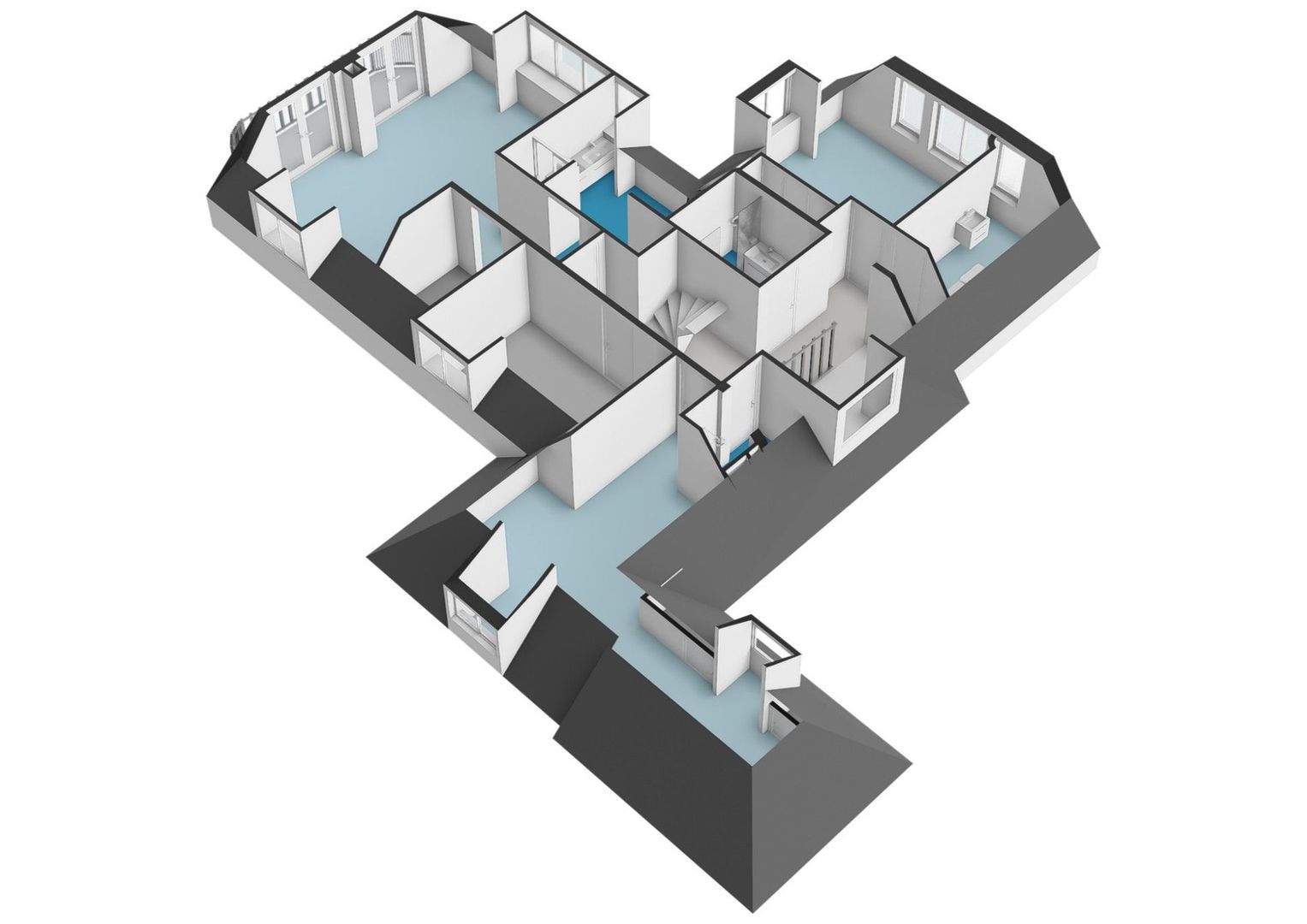 Eeuwigelaan 25, Bergen (nh) plattegrond-3