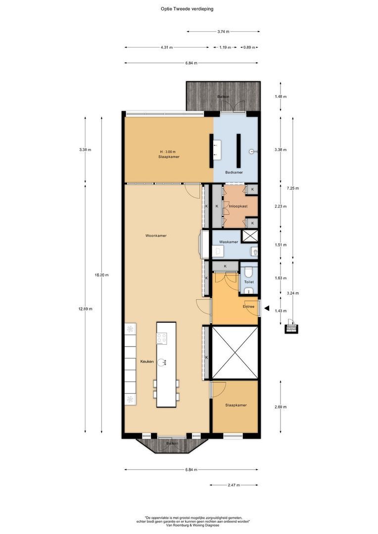 Prins Hendriklaan 38 C, Amsterdam plattegrond-1