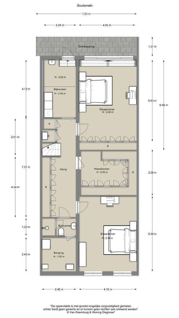 Prins Hendriklaan 10 H, Amsterdam plattegrond-2