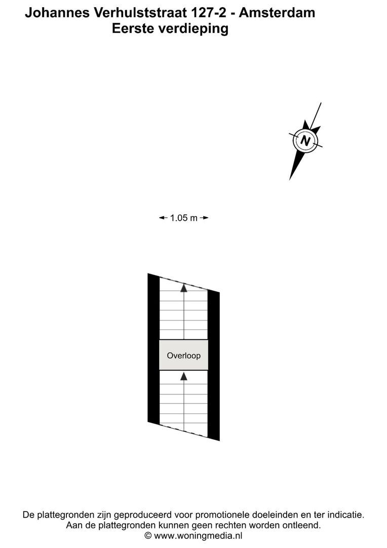 Johannes Verhulststraat 127 2, Amsterdam plattegrond-1